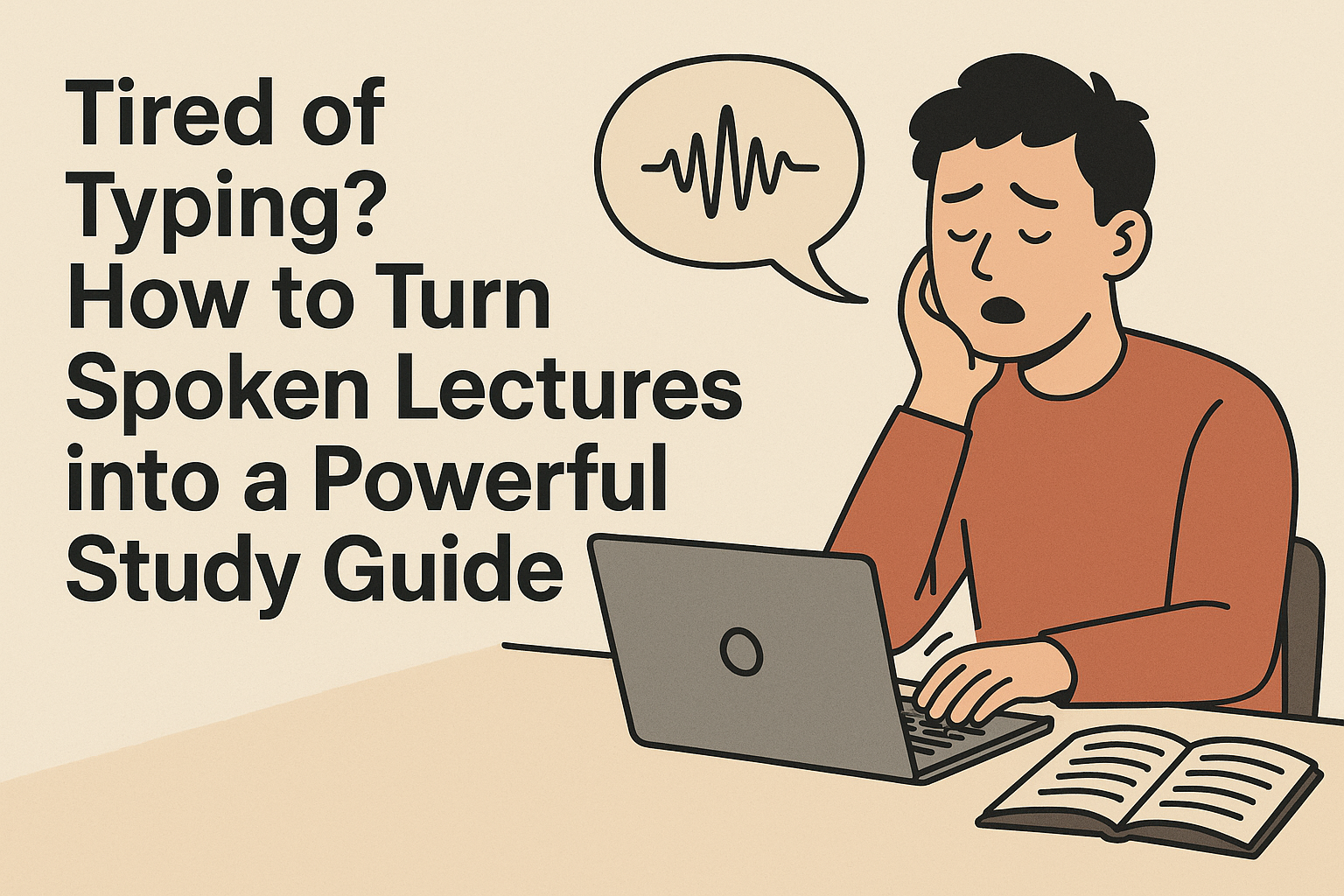 Hero image for Tired of Typing? How to Turn Your Spoken Lectures into a Powerful Study Guide